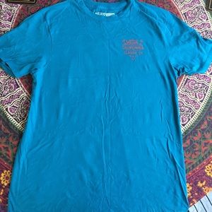 Vans blue and burnt orange tee